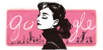 Google celebrates Audrey Hepburn's 85th b'day